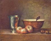 Jean Simeon Chardin The Silver Beaker Spain oil painting artist